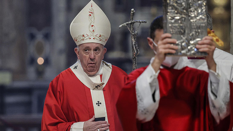 Πάπας Φραγκίσκος: «Για δεύτερη χρονιά ζούμε τη Μεγάλη Εβδομάδα μέσα στην πανδημία»